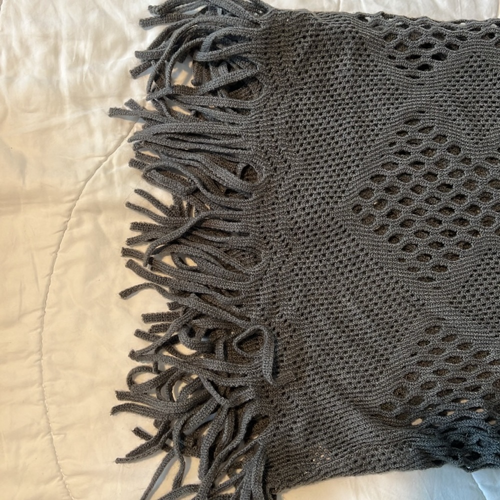 Gray Infinity Scarf - Picture 2 of 4